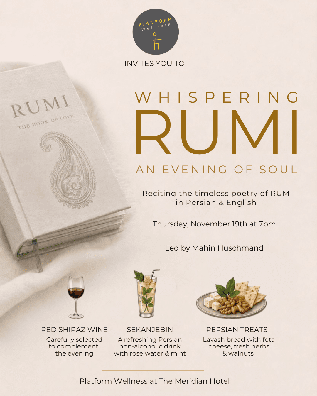 WHISPERING RUMI | An Evening of Soul